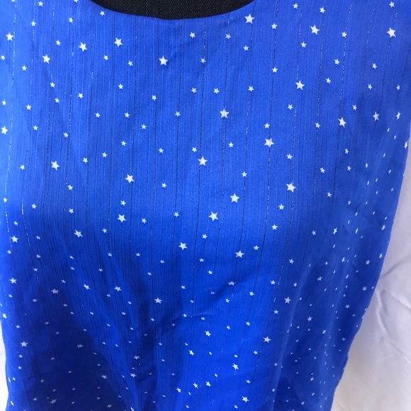 Blue with silver stars top - Picture 4 of 7